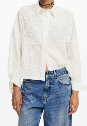 Overhemdblouse - white