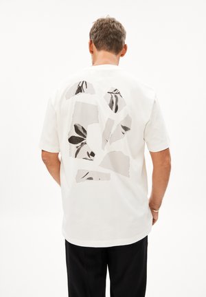 AADRU COLLAGE - T-shirt print - light oatmilk