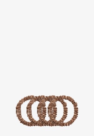 Slip PURE SILK SKINNY SCRUNCHIES - Haar-Styling-Accessoires - brown