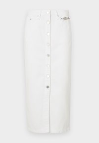 BUTTON SKIRT - Fustă denim - white denim