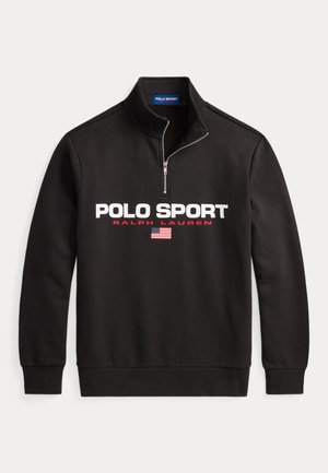 Polo Ralph Lauren, POLO SPORT QUARTER-ZIP SWEATSHIRT UNISEX - Sweatshirt - black boot