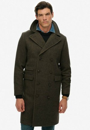 THE MERCHANT STORE LONG - Manteau classique - oak brown herringbon
