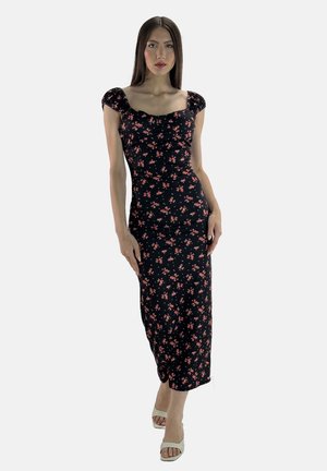 Strickkleid - schwarz