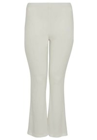 YOEK TROUSERS BOOTCUT - Stoffhose - ecru