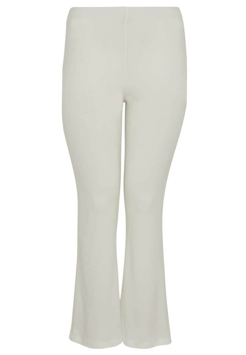 YOEK TROUSERS BOOTCUT - Stoffhose - ecru