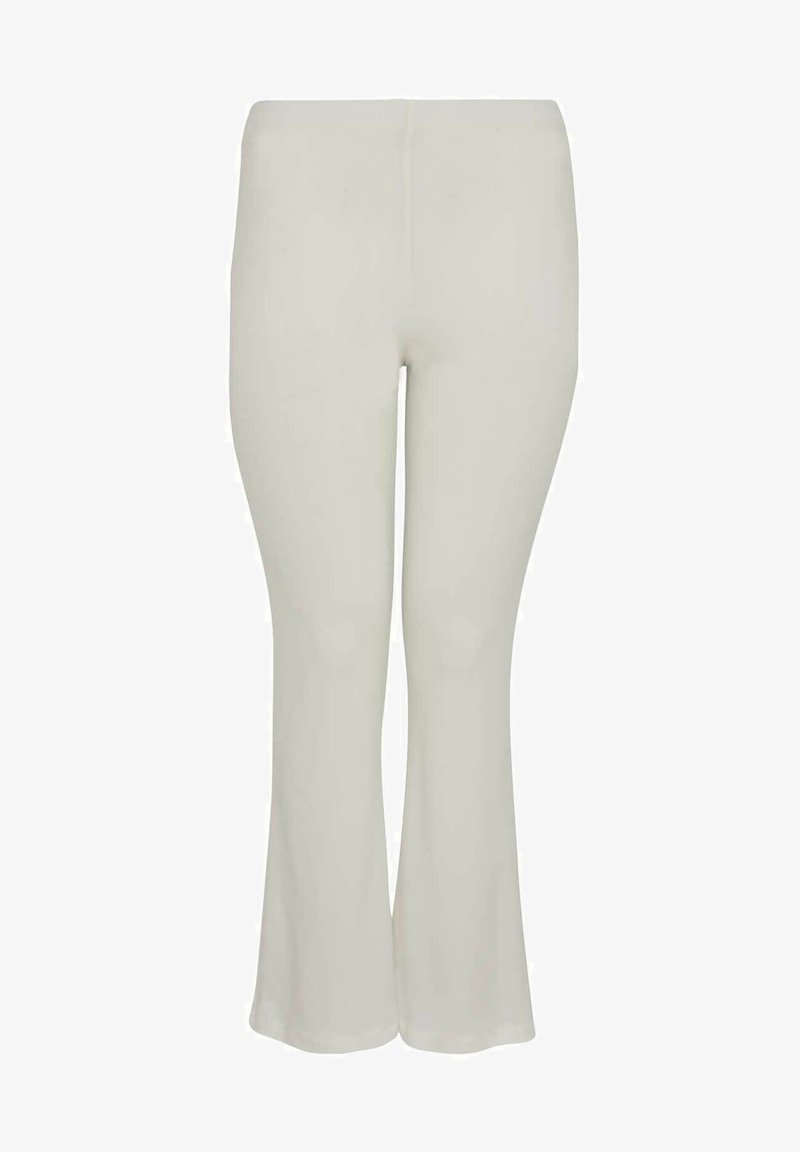 YOEK TROUSERS BOOTCUT - Pantalon classique - ecru