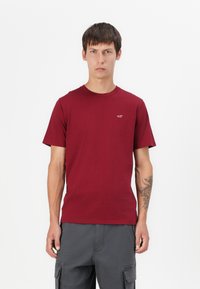 Hollister Co. ICON CREW - Paprasti marškinėliai - dark red