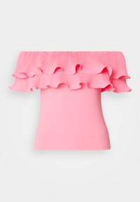 T-shirt med print - pink carnation