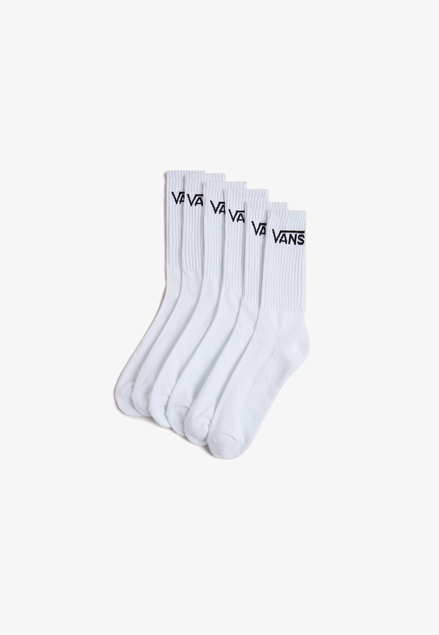 Vans PACK CLASSIC CREW Chaussettes white/blanc