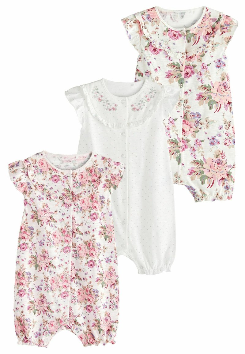 Next - 3 PACK REGULAR FIT - Tuta jumpsuit - pink white floral, Ingrandire