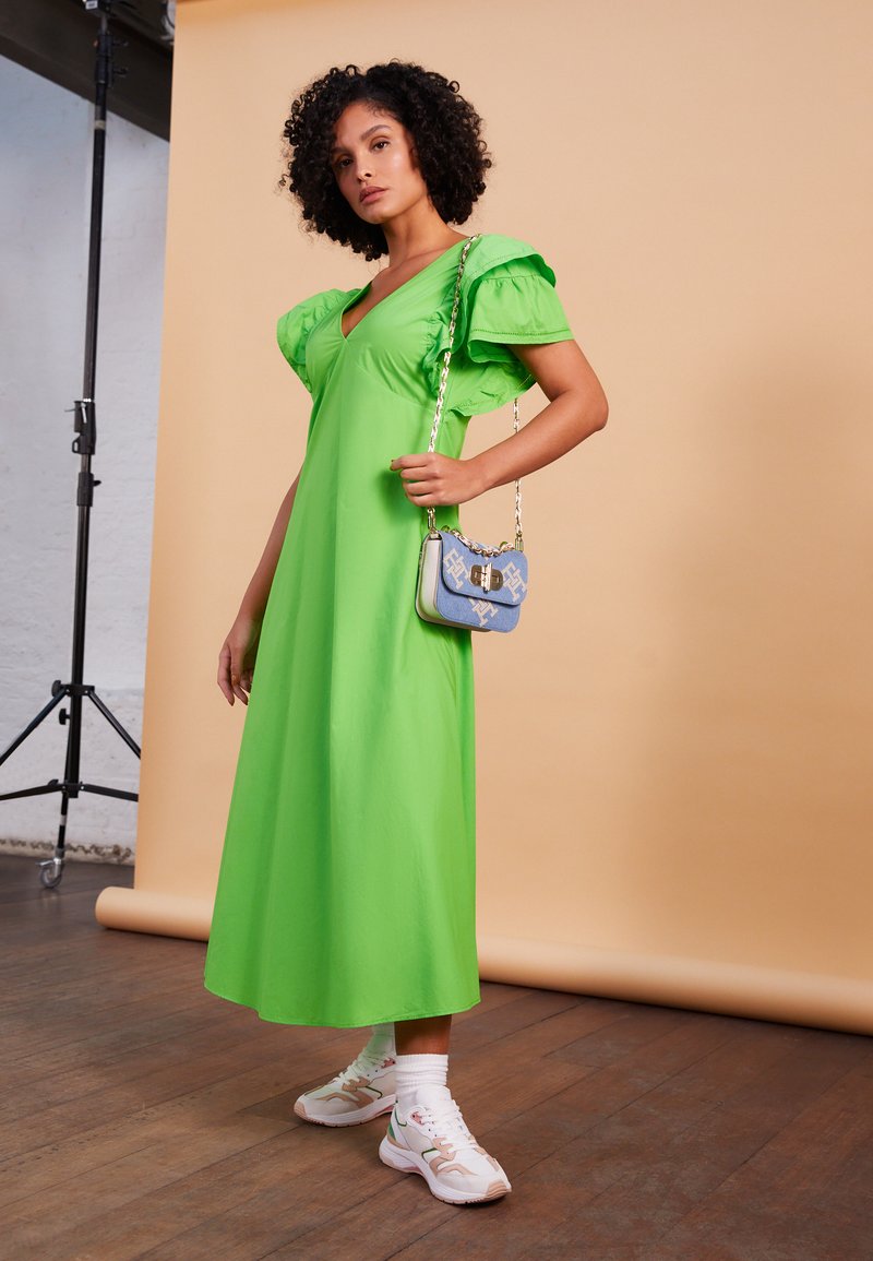 Tommy Hilfiger FRILL DRESS Day dress spring lime/green Zalando.ie