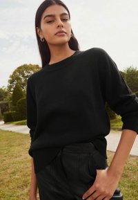 Next CREW NECK - Maglione - black
