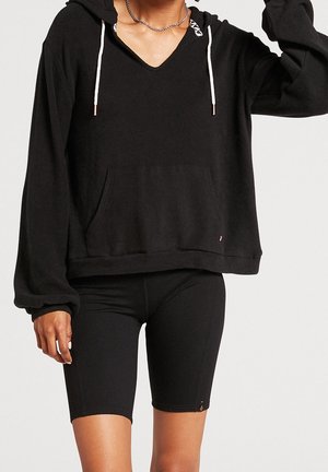 Felpa con cappuccio - black