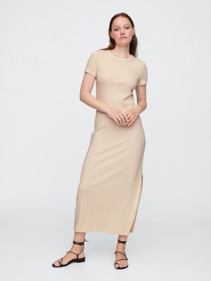 GAP MAXI DRESS - Džersio suknelė - sand