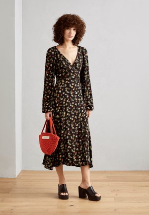 Anna Field Päevakleit - black/red