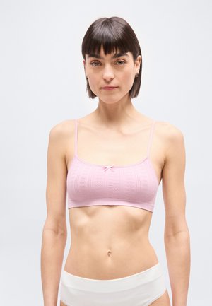 ONLPOPPY HEART SCOOP BRALETTE  - Brassière - dawn pink
