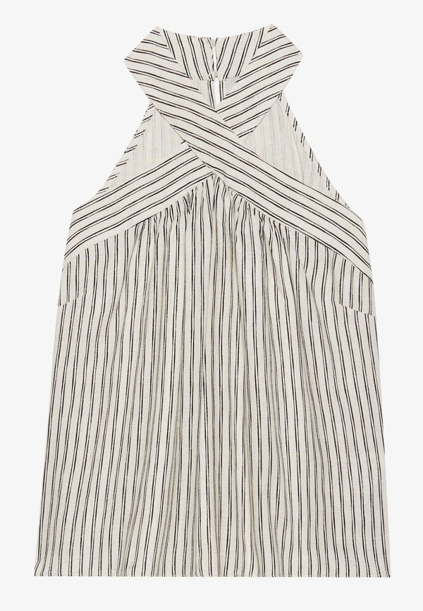 LINEN BLEND MIX TOP - Top2