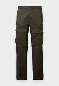 ZIPPED SIDE PANTS - Kargopüksid - green