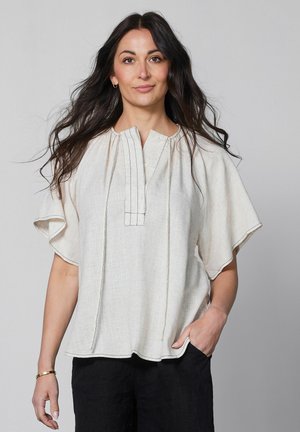 NÜ Denmark, ZITA BLOUSE - Blusa - sand