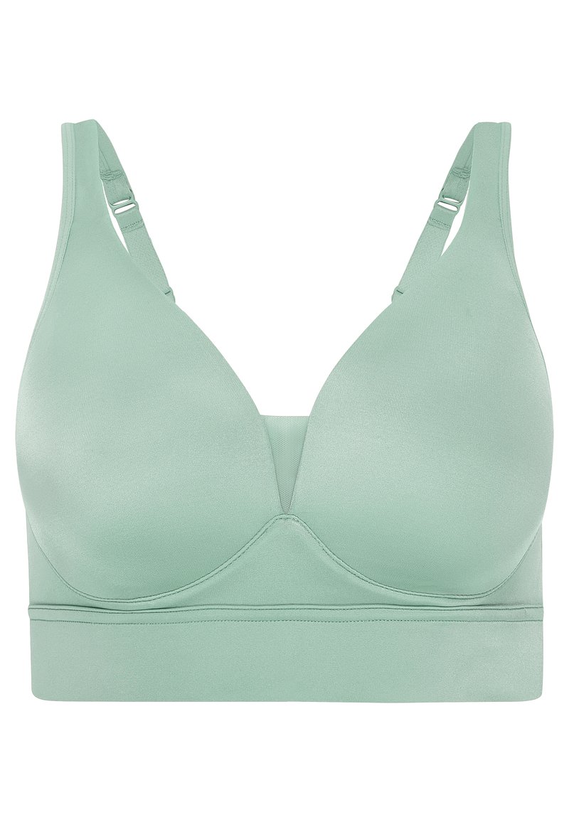 Jockey FOREVER FIT VNECK MOLDED CUP Triangle bra wisteria green