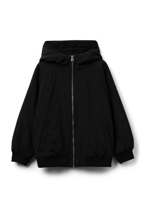 WITH HOOD - Light jacket - black
