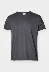ROLL NECK TEE - T-shirts basic - charcoal