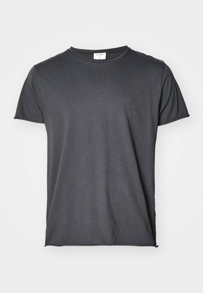 Filippa K ROLL NECK TEE - Základné tričko - charcoal