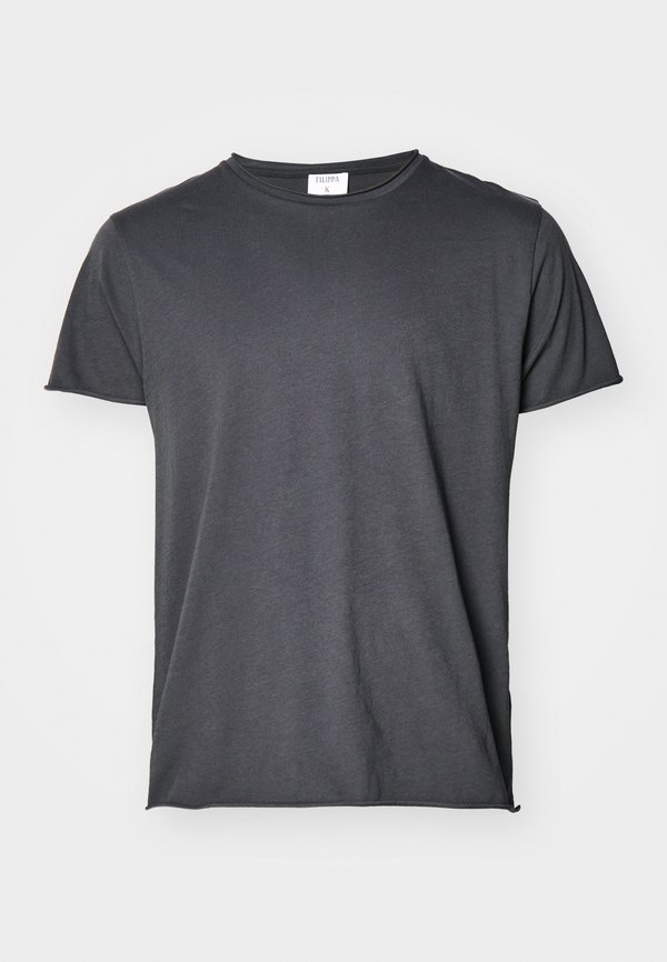 ROLL NECK TEE - Basic T-shirt - charcoal2
