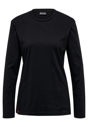 Top s dlouhým rukávem - black denim