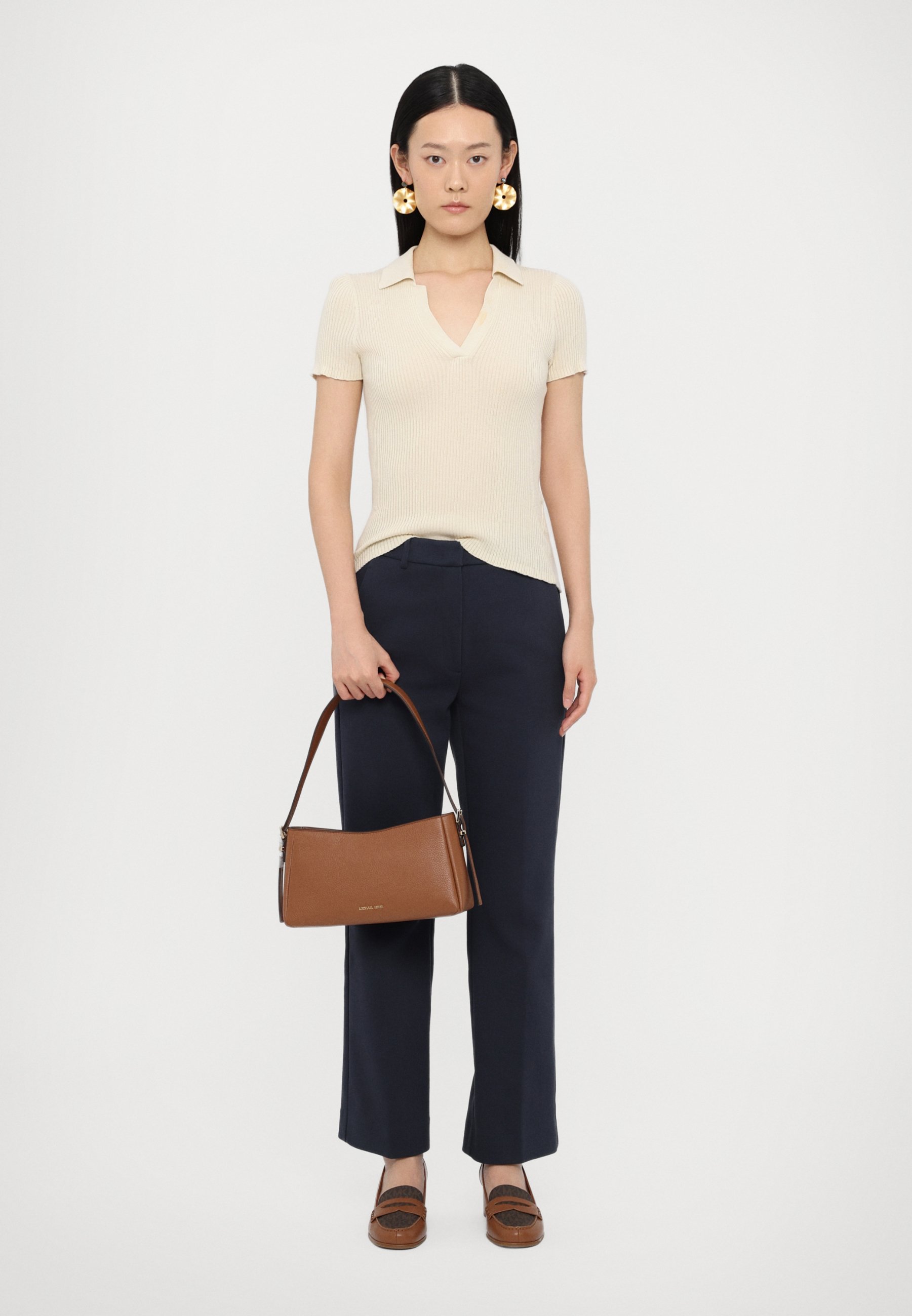 ファッション雑貨・小物その他 MICHAEL MICHAEL KORS MOORE POUCH MICHAEL Michael Kors Moore Faux Leather Pouchette Bag