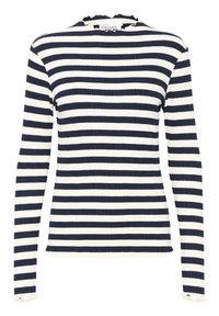 BIG STRIPE LS - Majica z dolgimi rokavi - egret night sky stripe