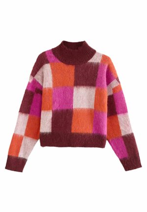 Pullover - pink check