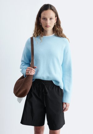 & OTHER STORIES, & OTHER STORIES RELAXED KNIT JUMPER - Pullover - light blue