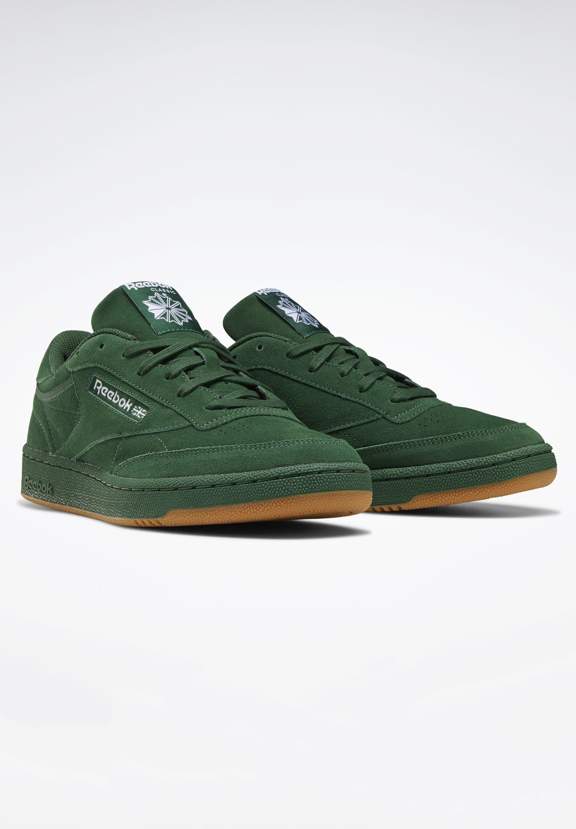 Reebok Classic CLUB C 85 SHOES - Trainers - green - Zalando.de