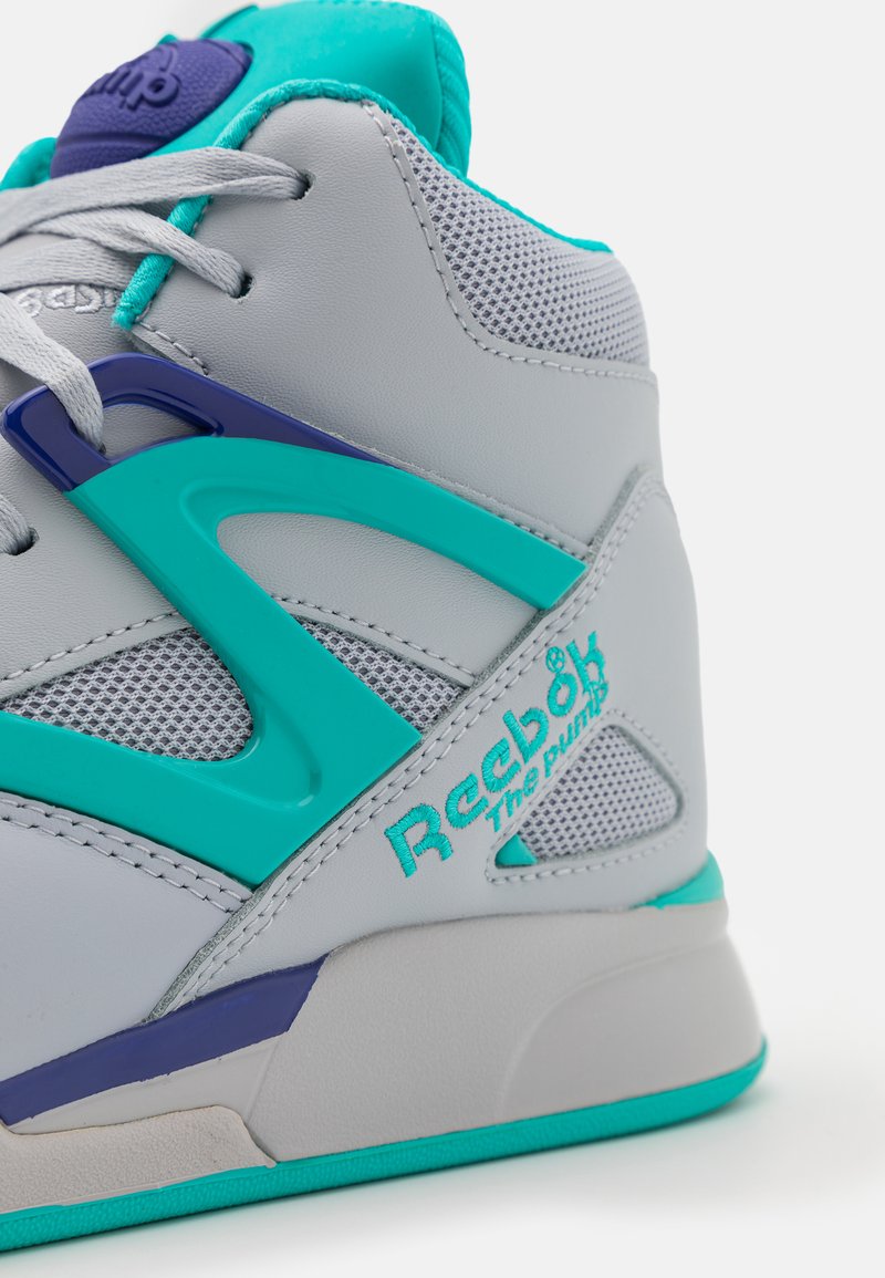 Reebok Classic OMNI ZONE II UNISEX - Zapatillas altas - bold purple/classic teal/cold grey/blanco - Zalando.es