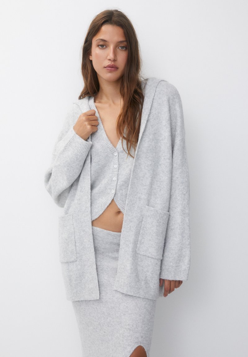 PULL&BEAR OVERSIZED Vest grey/grijs Zalando.be