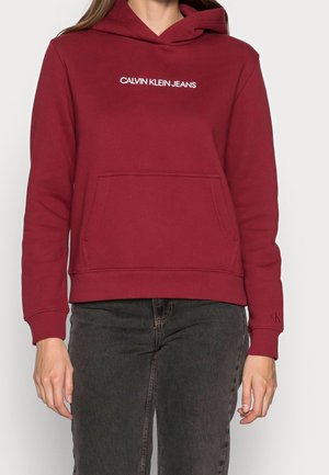 Sweat à capuche - dark red