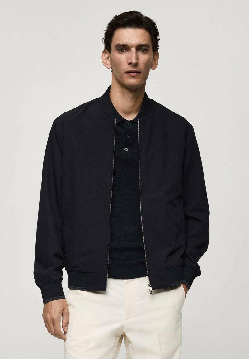 Mango Giubbotto Bomber - royal blue