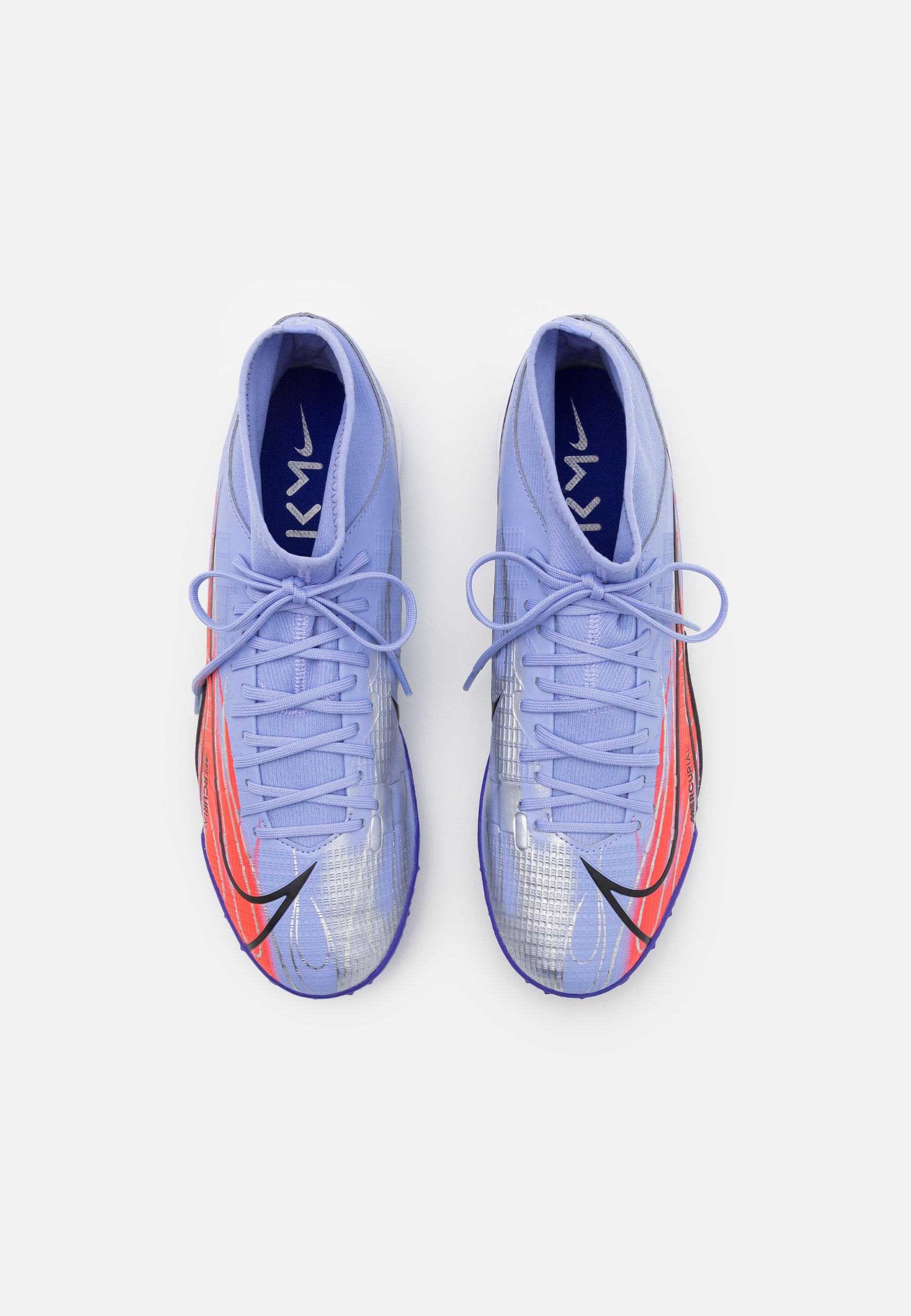 Nike Performance MERCURIAL 8 ACADEMY KYLIAN MBAPPE TF - Botas de fútbol  multitacos - light thistle/metallic silver/morado - Zalando.es