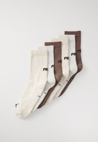 CUSHIONED NEXT CREW UNISEX 6 PACK - Calze sportive - alpine snow/brown