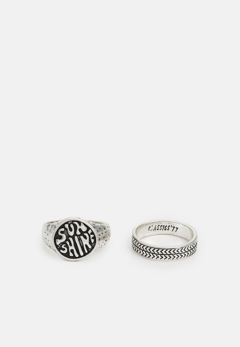 Herren Halsketten | Classics77 ISLAND LIFE SUNSHINE STATE OF MIND SET Ring silver-coloured/silberfarben - UR90697 Herren Halsketten | Classics77 ISLAND LIFE SUNSHINE STATE OF MIND SET Ring silver-coloured/silberfarben - UR90697
