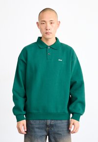 Obey Clothing LOWERCASE - Hosszú ujjú felső - rain forest