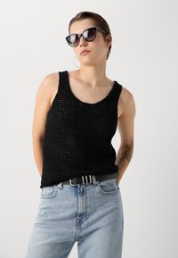 Marc O'Polo SLEEVELESS ROUNDNECK - Topper - black