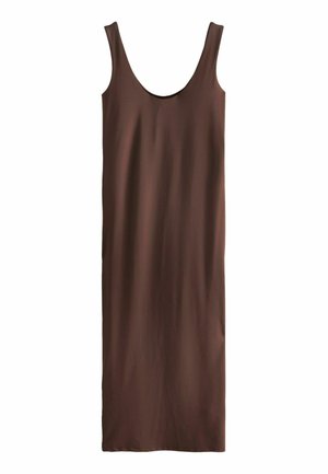 REGULAR FIT  - Maxi ruha - chocolate brown