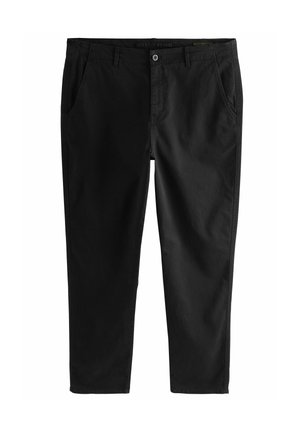 REGULAR FIT - TEXTURED  - Püksid - black