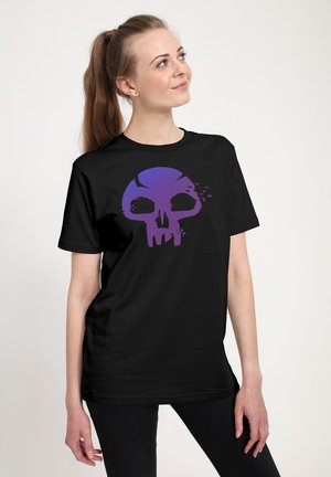 MAGIC THE GATHERING BLACK MANA SYMBOL - T-Shirt print - black