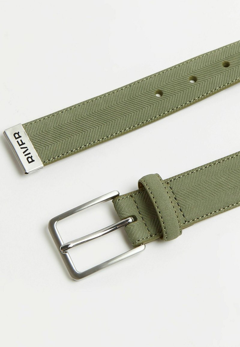 Herren Gürtel klassisch | River Island Gürtel green light/grün - DN82122 Herren Gürtel klassisch | River Island Gürtel green light/grün - DN82122