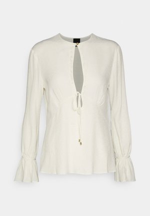 Pinko BAMBI CREPE  CHINE  - Pluus - vanilla ice cream