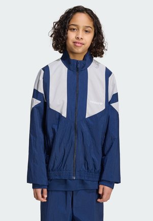 adidas Originals, OS BLOCKED W TT-JUNIOR UNISEX - Overgangsjakke - night indigo/grey two