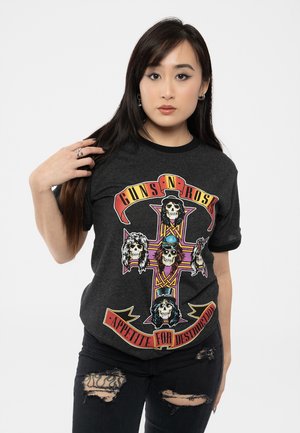 GUNS N ROSES APPETITE FOR DESTRUCTION RINGER - Print T-shirt - charcoal